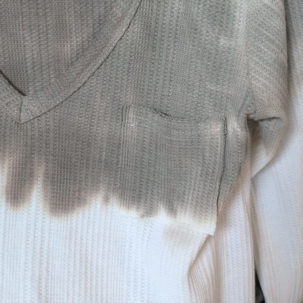 POL Size Small V Neck Waffle Top. NWOT - Picture 4 of 6